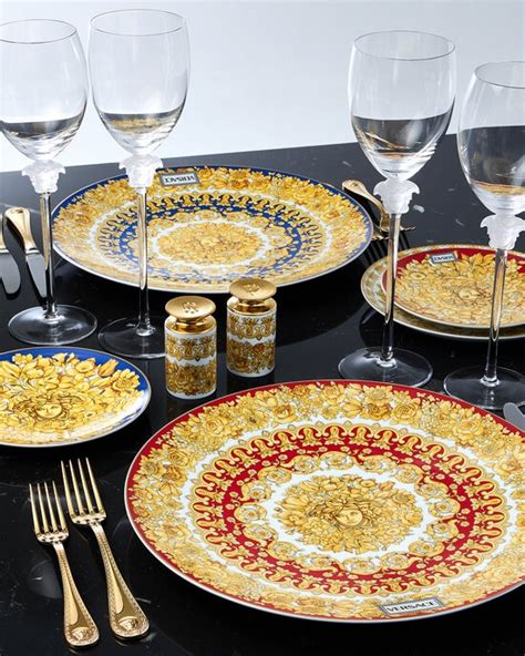 versace medusa.teller 31 cm|Versace rhapsody tableware.